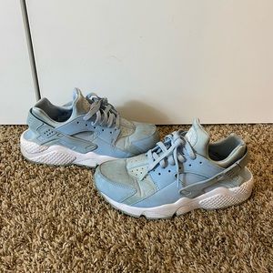 Baby blue Nike huaraches